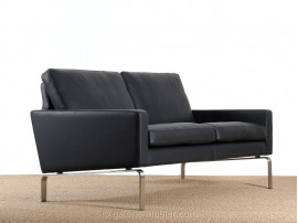 Scandinavian leather sofa, model Firenze