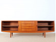 Long Scandinavian sideboard in teak