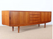 Long Scandinavian sideboard in teak