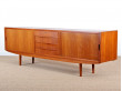 Long Scandinavian sideboard in teak