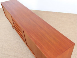 Long Scandinavian sideboard in teak