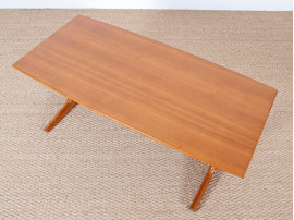 Scandinavian coffee table in teak