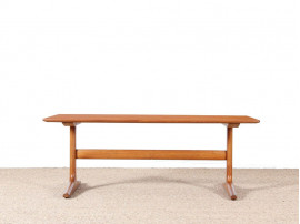 Scandinavian coffee table in teak