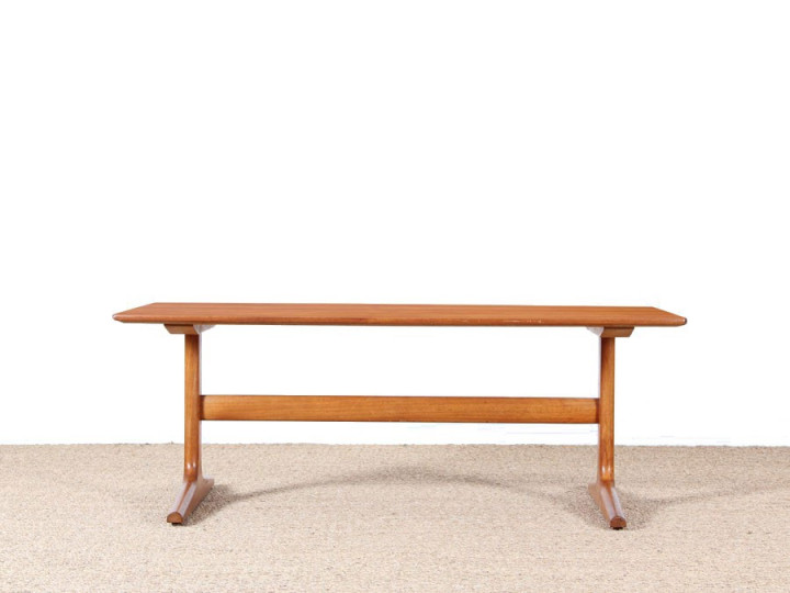 Scandinavian coffee table in teak