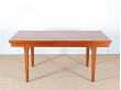 Grande table de repas scandinave en teck 6-10 pers