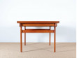 Scandinavian dining table in teak 6-10 seats