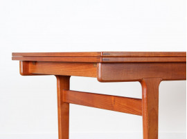 Scandinavian dining table in teak 6-10 seats