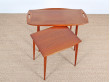 Teak nesting tables