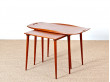 Teak nesting tables