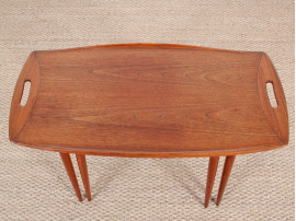 Teak nesting tables