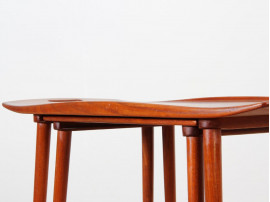 Teak nesting tables