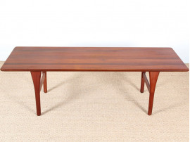 Table basse scandinave en teck