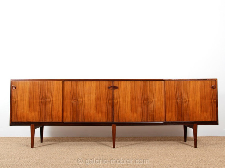 Grande enfilade scandinave en palissandre de Rio