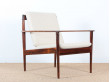 Pair of Scandinavian easy chairs in Rio rosewood, PJ56