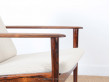 Pair of Scandinavian easy chairs in Rio rosewood, PJ56