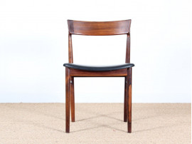 Set of 10 scandinavian chairs in Rio rosewood, model 39