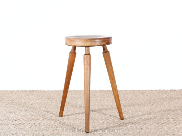 Tabouret haut scandinave à trois pieds