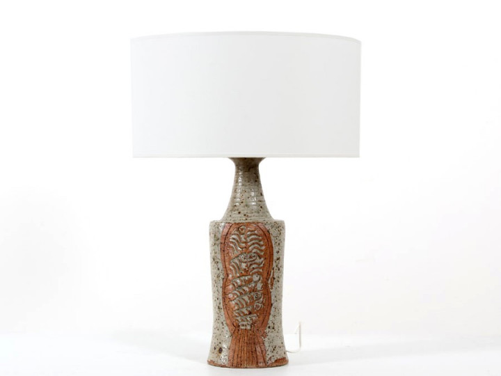 Tall ceramic lamp