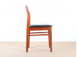 Set of 4 Scandinavian chairs in teak