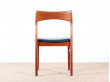 Set of 4 Scandinavian chairs in teak