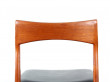 Set of 4 Scandinavian chairs in teak