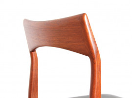 Set of 4 Scandinavian chairs in teak