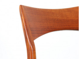 Set of 4 Scandinavian chairs in teak