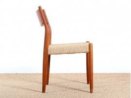 Set of 4 scandinavian teak chairs by Cees Braakman