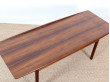 Scandinavian coffee table in Rio rosewood  GJ 106