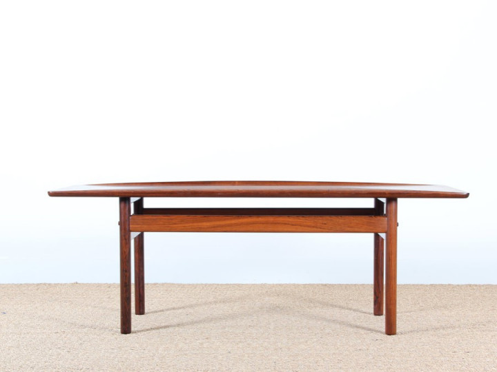 Scandinavian coffee table in Rio rosewood  GJ 106