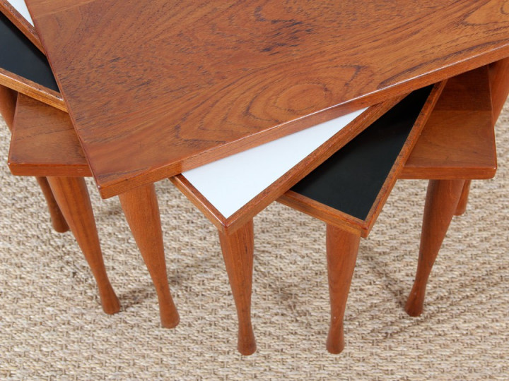 Picture of Modern Coffee Table | Round Wooden Table | Scandinavian Nordic Style ...