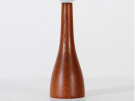 Small Scandinavian desk lamp in teak