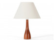 Small Scandinavian desk lamp in teak