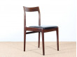 Set of 6 Scandinavian rosewood chairs