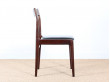 Set of 6 Scandinavian rosewood chairs