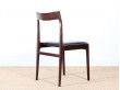 Set of 6 Scandinavian rosewood chairs