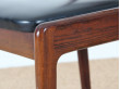 Set of 6 Scandinavian rosewood chairs