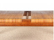 Scandinavian coffee table in oak and cane by Hans Wegner