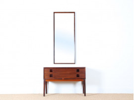 Scandinavian mirror in Rio rosewood