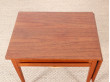 Scandinavian sewing table in teak