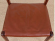 Set of 4 chairs in rosewood, model 71