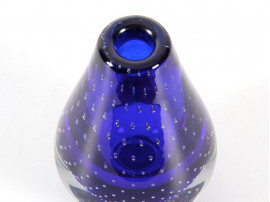 Blue glass vase 