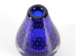 Blue glass vase 