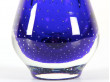 Blue glass vase 