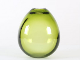 Scandinavian blown glass Drop vase