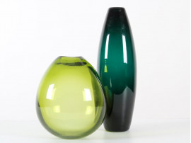 Scandinavian blown glass Drop vase