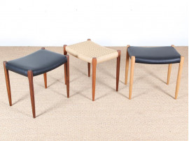 Scandinavian low stool in teak, model 80