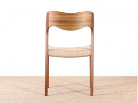 Mid-Century Modern danish chair model 71 by Niels O. Møller, new edition