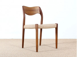 Mid-Century Modern danish chair model 71 by Niels O. Møller, new edition