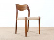 Mid-Century Modern danish chair model 71 by Niels O. Møller, new edition